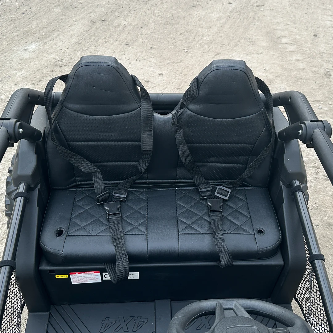 Masina copii UTV electric electric copii, Dune-Buggy SPORT, cu 2 locuri, 800W, 24V 10Ah, premium, negru [6]
