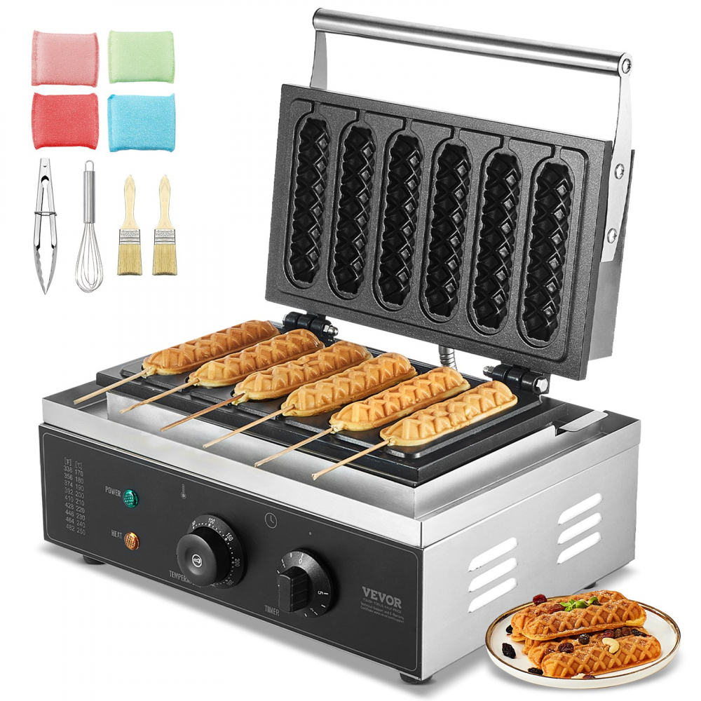 Masina de facut Wafle Waffle tip HotDog, profesionala , horeca, 1500w, vafe [1]