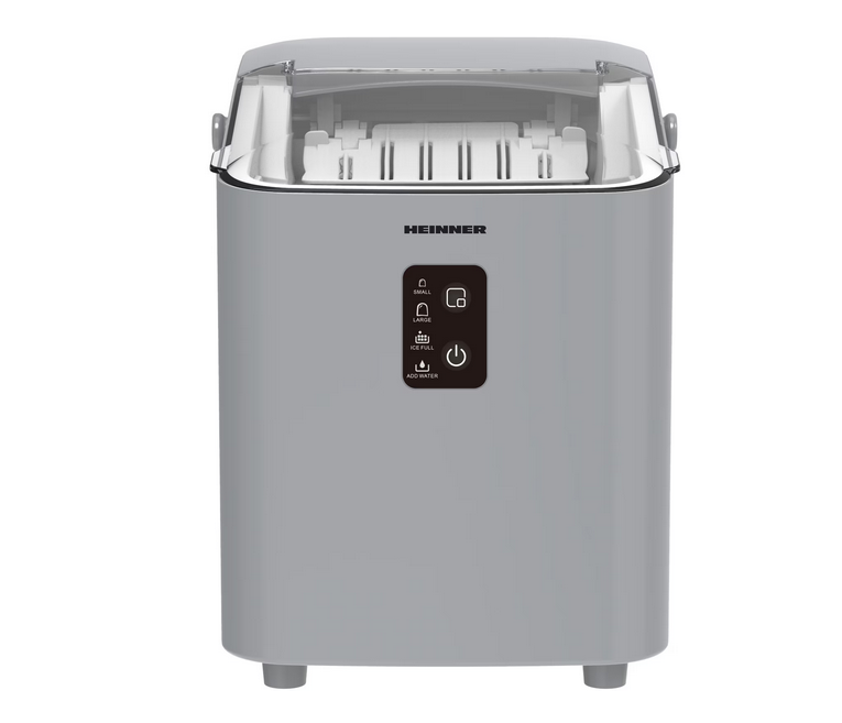 Masina de facut cuburi de gheata Heinner HIM-100SL, Capacitate 12 kg/24h, Capacitate rezervor apa 1 l, 120 W, Argintiu [4]