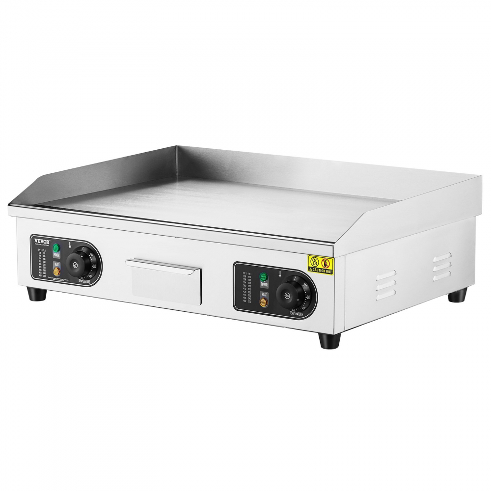 Grătar electric comercial 4000 W grătar plat, 50°C 300°C, 66cm, otel inoxidabil 201, Horeca [2]