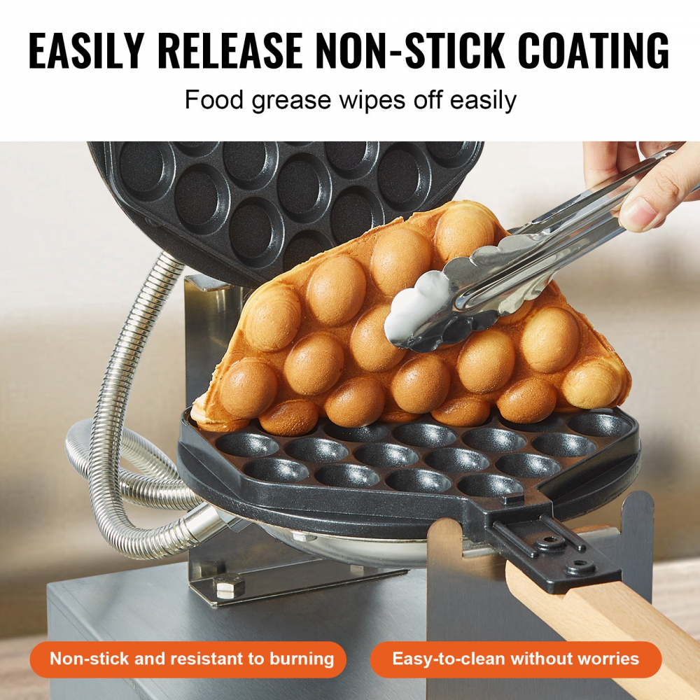 Masina de facut Wafle Waffle tip Bule, profesionala , horeca, 1400w, vafe [8]
