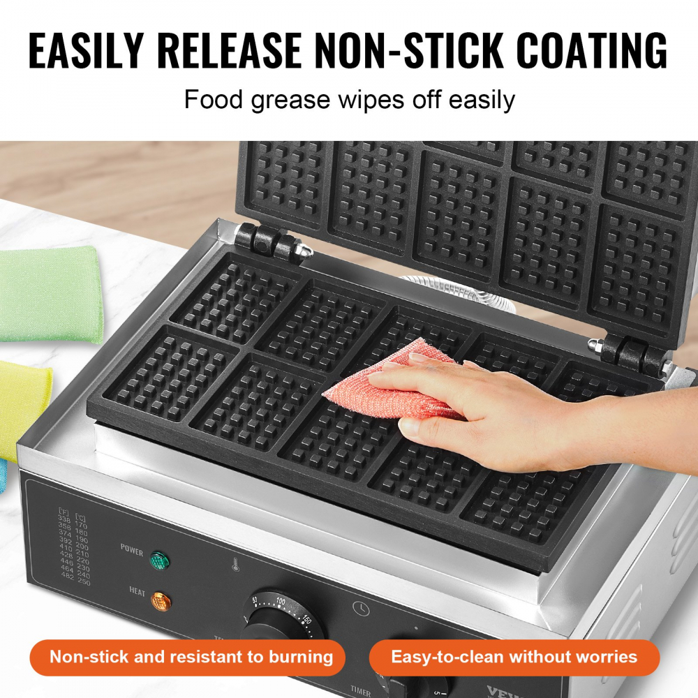 Masina de facut Wafle Waffle , profesionala , horeca, 1550w, vafe [8]