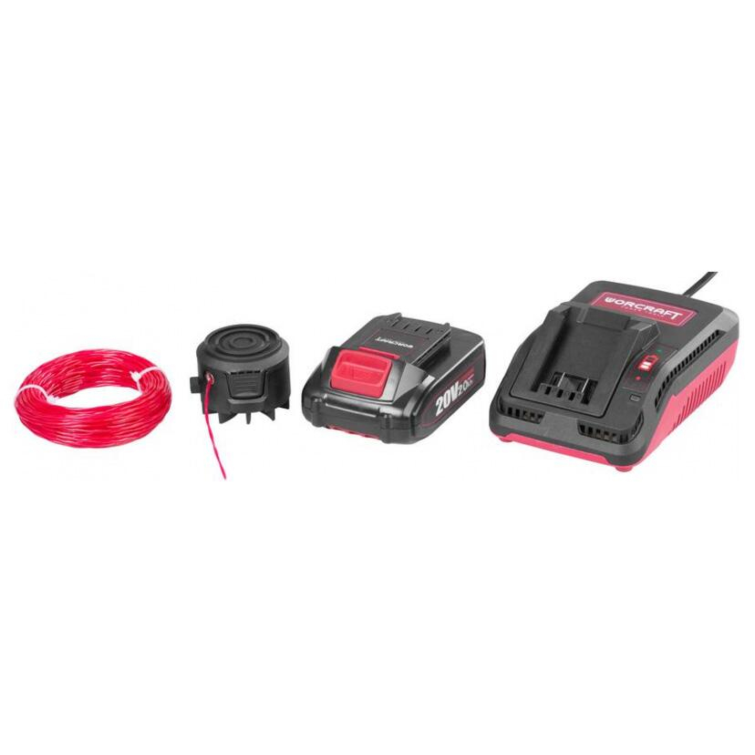 Motocoasa, trimmer, pentru tuns iarba, electric, cu acumulator, incarcator 20V Li-ion,telescopic, 24 cm [5]