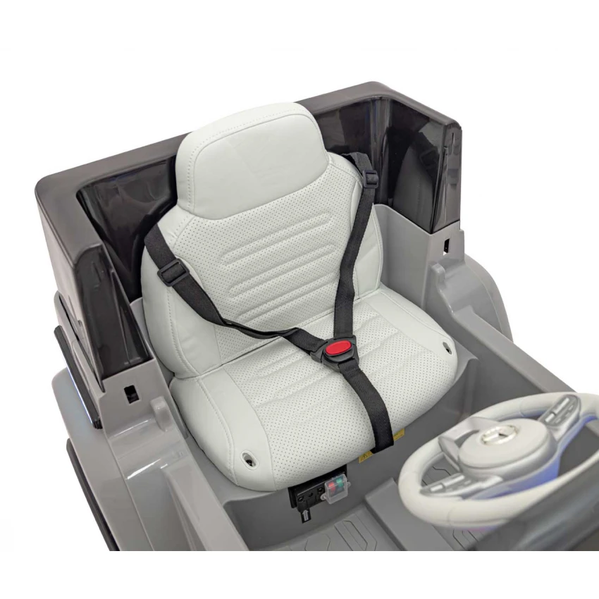 Mercedes EQG electric copii 24V 800W argintiu cu telecomandă și roți EVA [4]