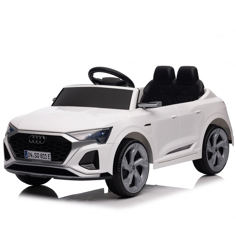 Mașinuță Electrică Copii Audi SQ8 Albă cu Telecomandă [5]