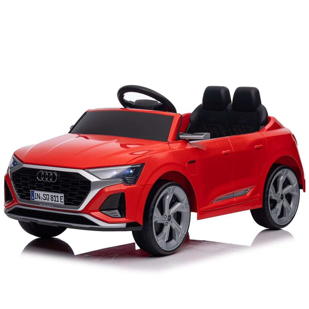 Mașinuță Electrică Audi SQ8 pentru Copii, 12V, 70W, Bluetooth, LED, Roșie [7]