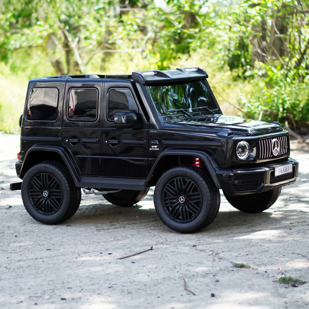 Masinuta electrica Mercedes G63 copii 4x4 800W 24V 2 locuri negru [7]