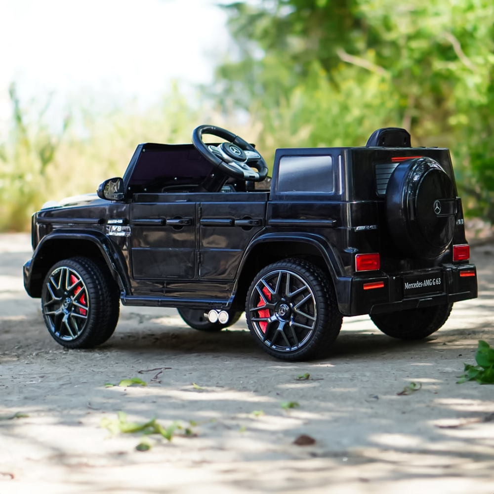 masinuta electrica copii mercedes g63 amg 12v negru cu telecomanda suv electric copii [3]