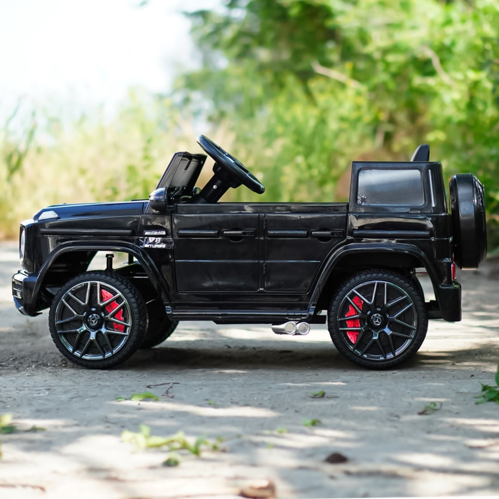 masinuta electrica copii mercedes g63 amg 12v negru cu telecomanda suv electric copii [4]
