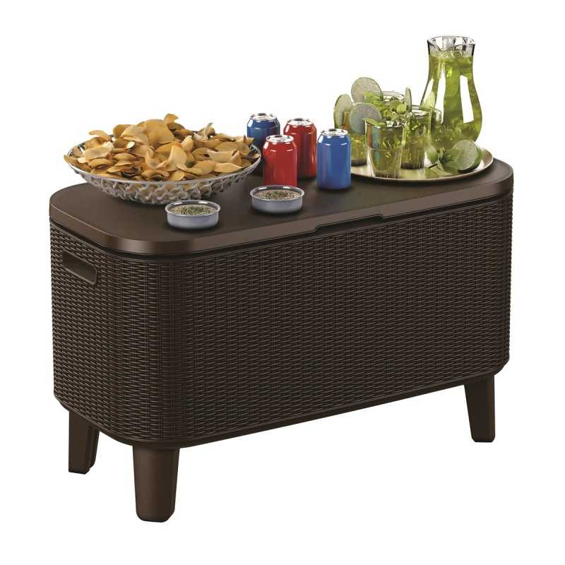 Mini bar gradina ratan maro Keter Bevy Cool Bar Premium [3]