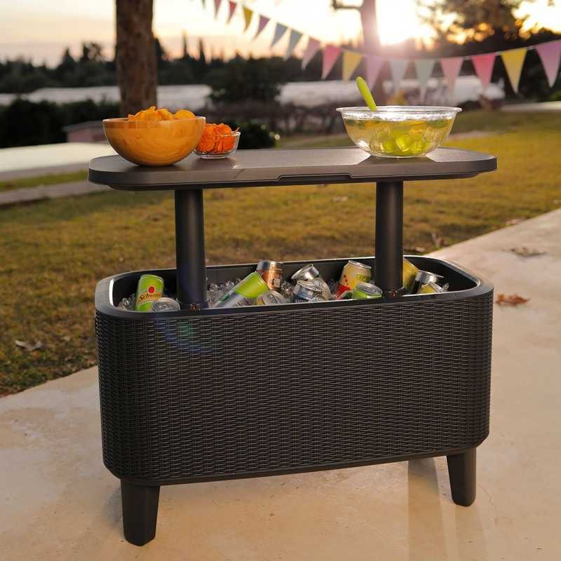 Mini bar gradina ratan maro Keter Bevy Cool Bar Premium [4]