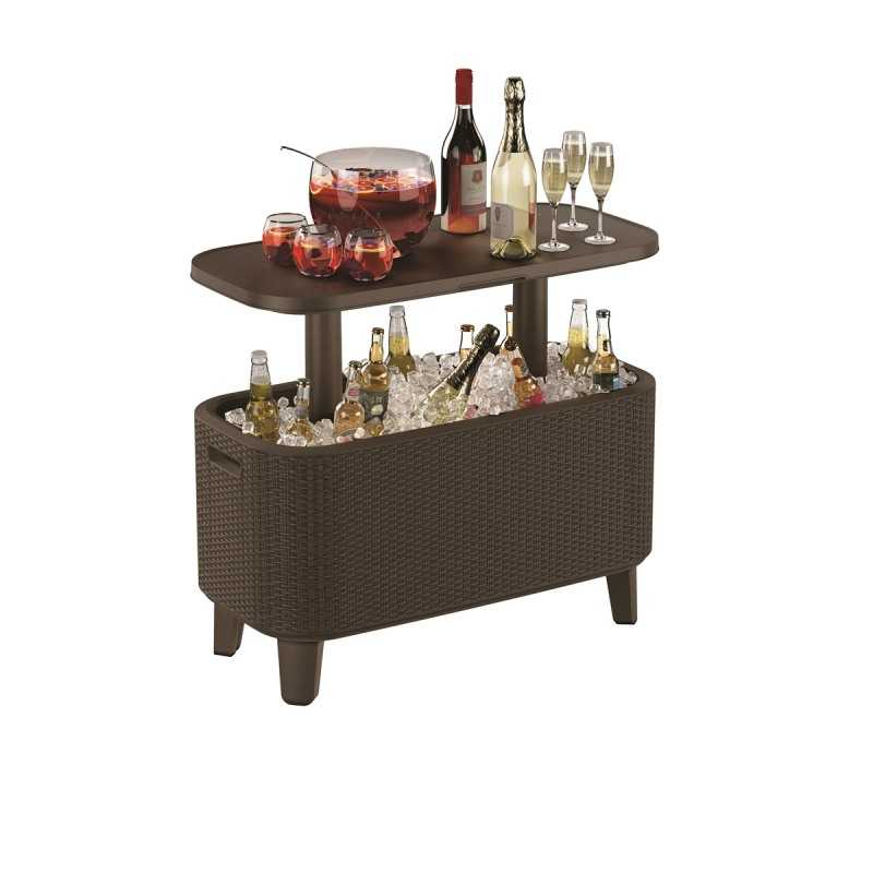 Mini bar gradina ratan maro Keter Bevy Cool Bar Premium [1]