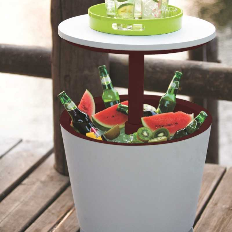 Mini bar gradina / racitor bautura gradina terasa, iluminat,crem Keter Cool Bar [3]