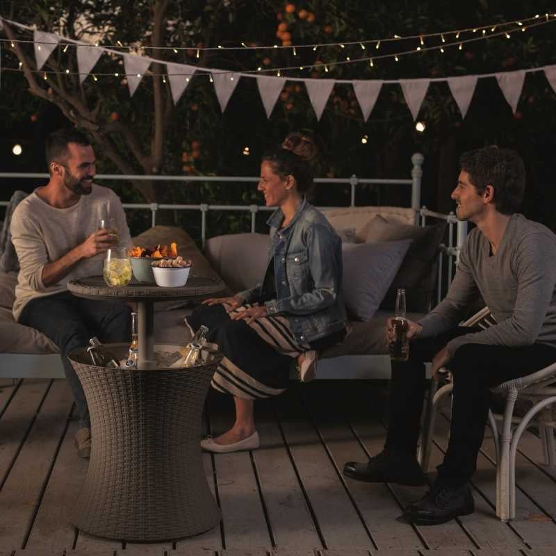 Mini bar gradina ratan maro Keter Pacific Cool Bar  - [5]