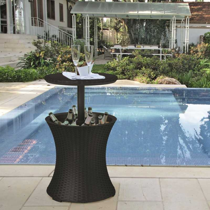 Mini bar gradina ratan antracit Keter Pacific Cool Bar [2]