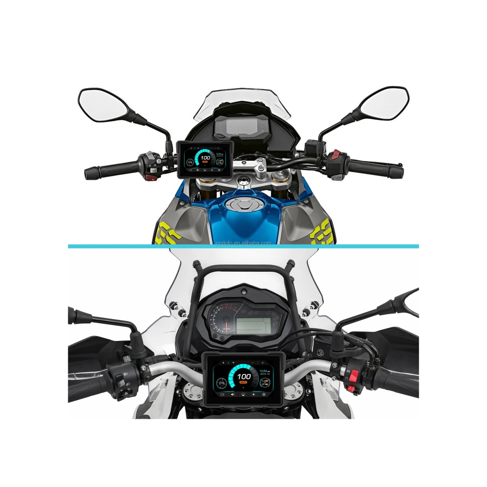 Sistem navigație cu CarPlay și 2 camere pentru ATV, UTV și motociclete [9]