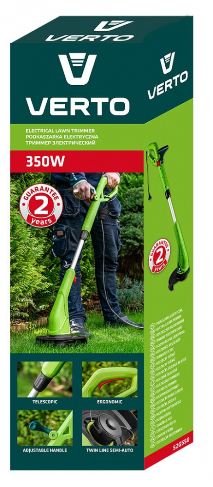 Motocoasa, trimmer, Masina pentru tuns iarba, electric,350W, latime taiere 250mm [3]