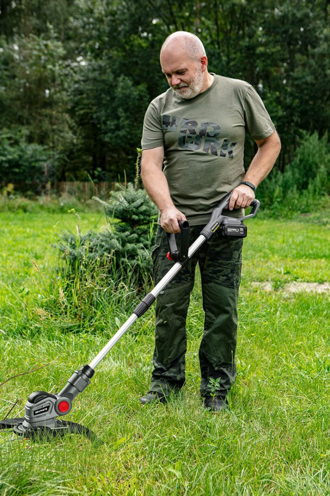 Motocoasa, trimmer, Masina pentru tuns iarba, electric, pe baterie ,latime de taiere 28cm [3]