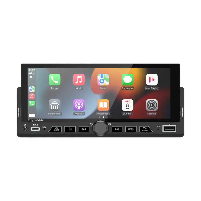 Navigație Auto 1 DIN Kruger&Matz KM2017 cu Apple CarPlay și Android Auto [5]