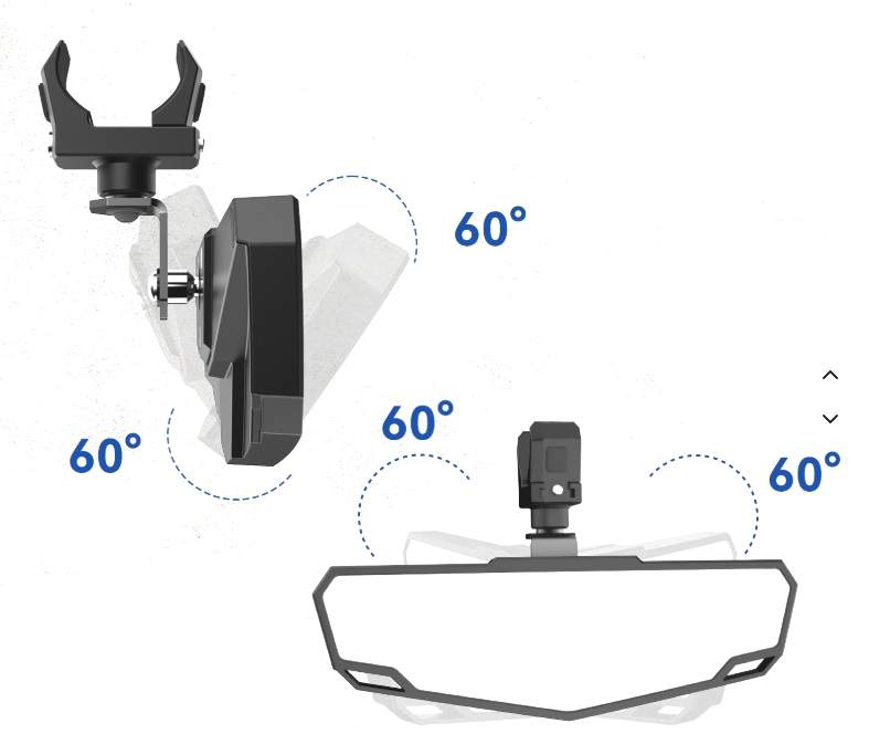Oglinda retrovizoare interioara, universala cu prindere pe bara [3]