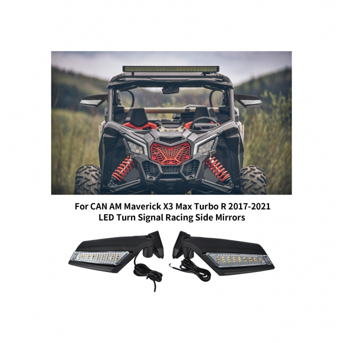 Oglinzi Can Am Canam Maverick X3 set 2 bucati Cu Semnalizare/ canam/ can-am/ [2]