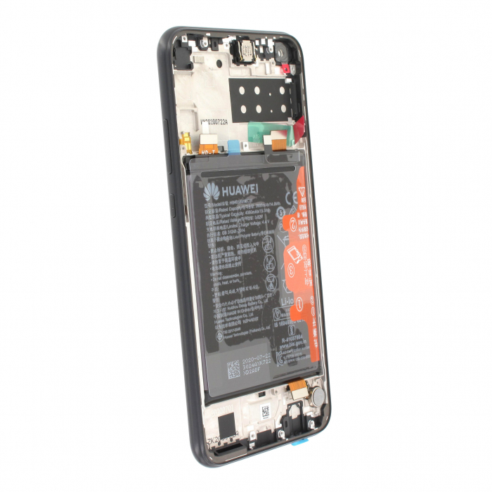 Original Display Huawei P40 Lite E Negru Original Service Pack cu rama si Acumulator [2]