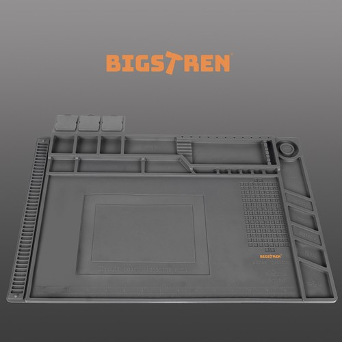 Pad Silicon banc lucru profesional service gsm ,organizator, 30x45cm , negru [7]