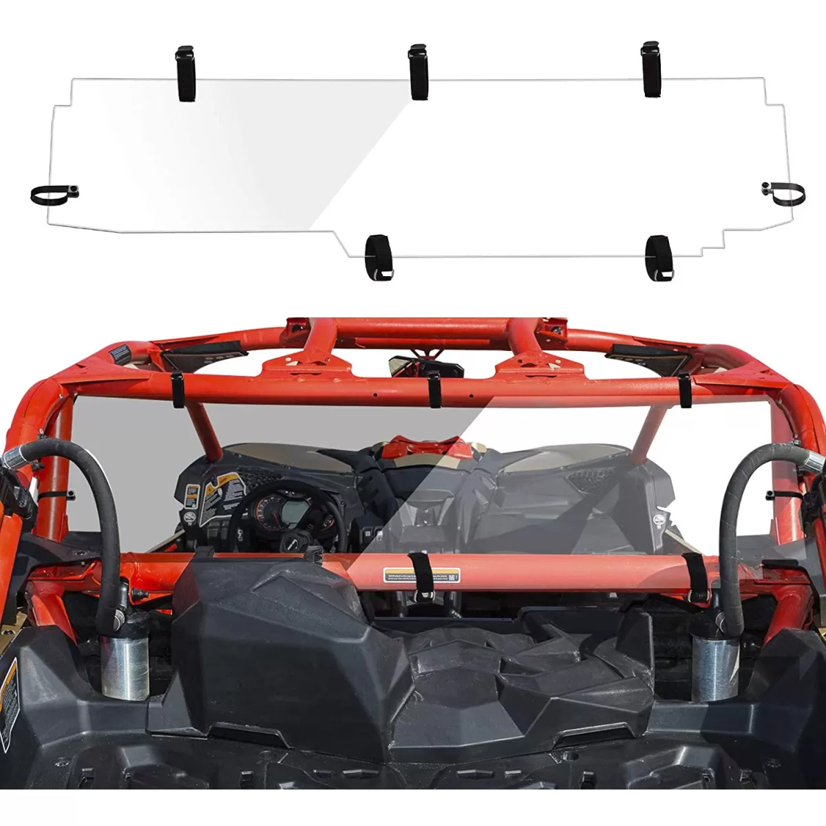 Parbriz spate Canam Maverick X3 , Luneta spate Maverick X3,  Can Am, Inchidere spate Maverick X3 [1]