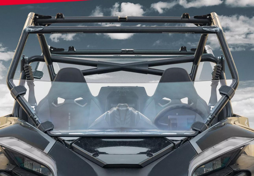 Semiparbriz CF Moto ZForce Z10 – parbriz offroad policarbonat, protecție vânt și praf [2]