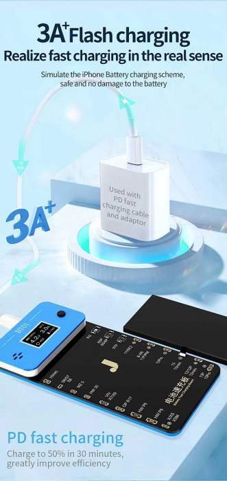 Placa activare incarcare baterii JC BT01, iPhone + Android [7]