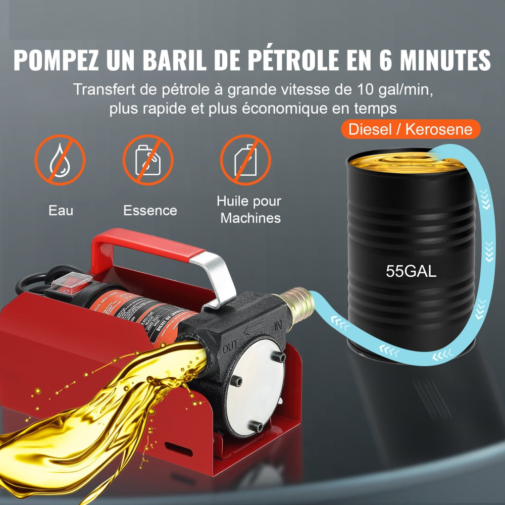 Pompă Motorină Profesională cu Pistol Automat [6]