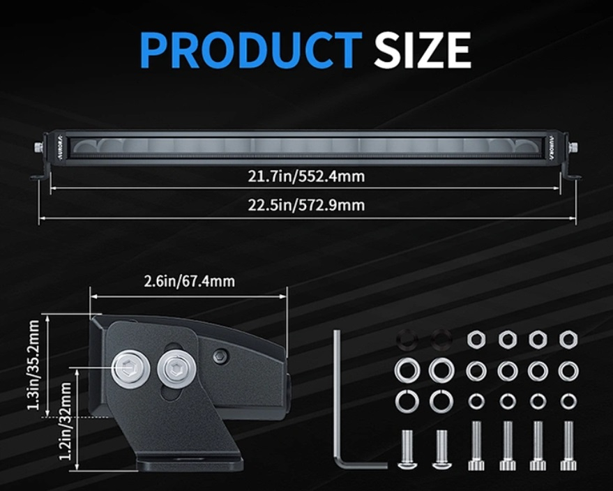Proiector Led, Ledbar, Led Bar cu pozitie RGB, multicolor, 100w, 58cm, cablaj inclus [4]