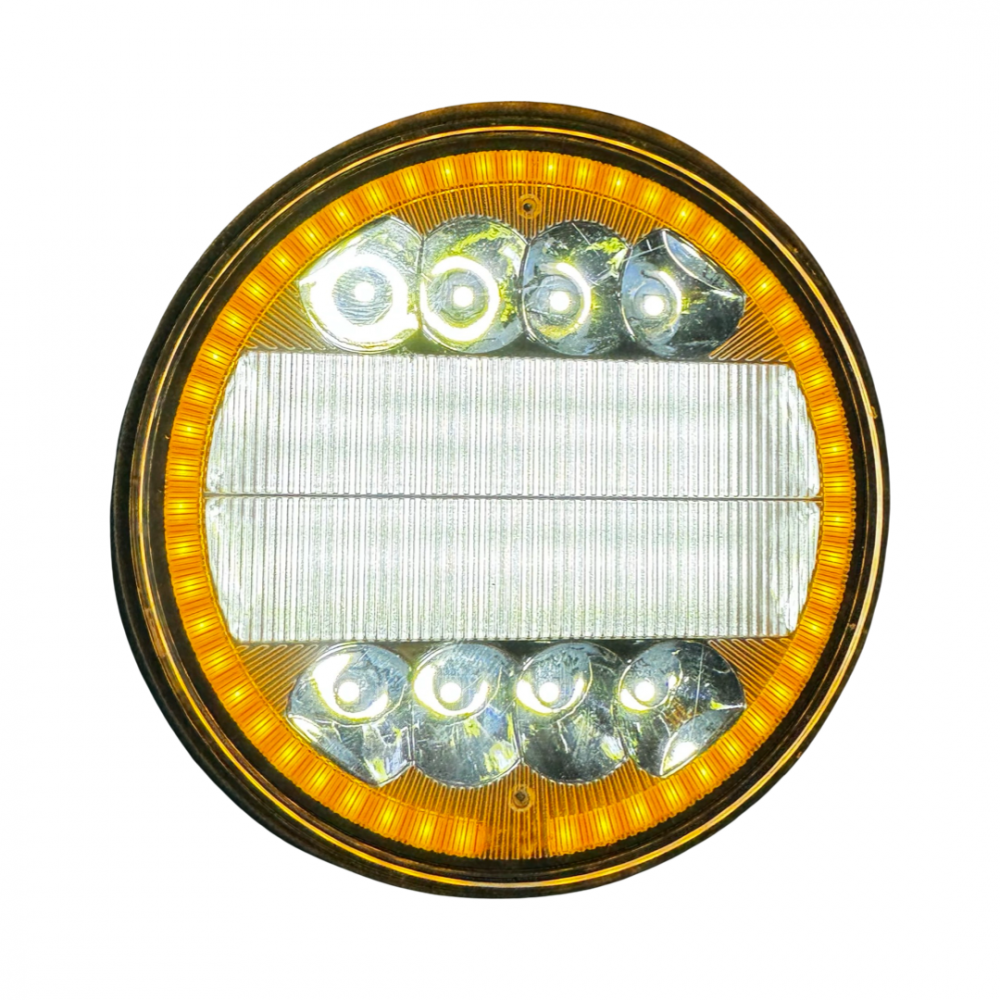 Proiector Led Offroad 3360 lm, cu lumina pozitie, 2 functii, 45w , Lumina pozitie Galbena [2]