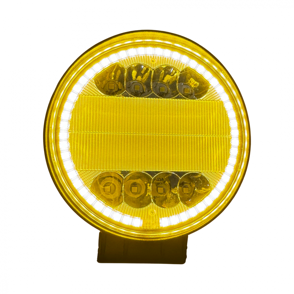 Proiector Led Offroad 3360 lm, cu lumina pozitie, 2 functii, 45w , Lumina pozitie Galbena [3]