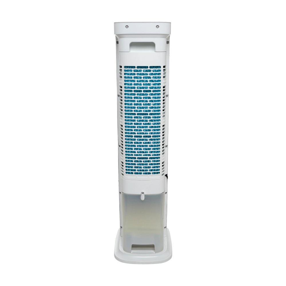 Racitor de aer turn Equation Cube, 55 W, rezervor 5 L, H 85 cm, 3 viteze, alb/ Ventilator [8]