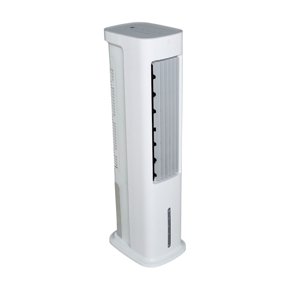 Racitor de aer turn Equation Cube, 55 W, rezervor 5 L, H 85 cm, 3 viteze, alb/ Ventilator [7]