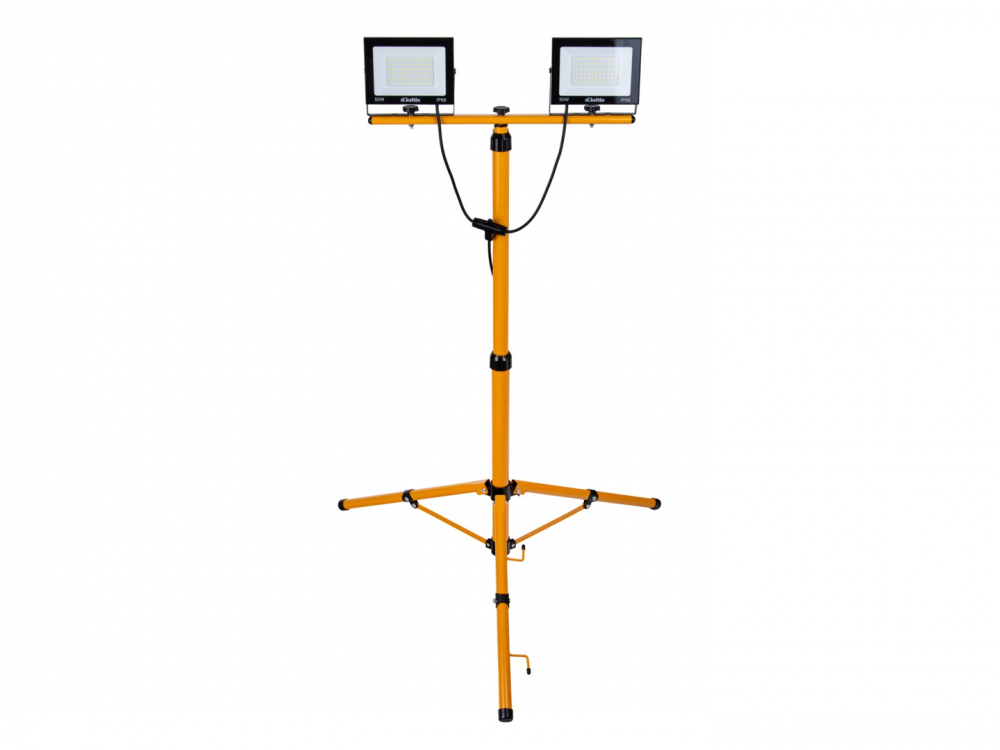 Proiector LED 2x50W cu trepied telescopic  culoare alb neutru 4500K [7]