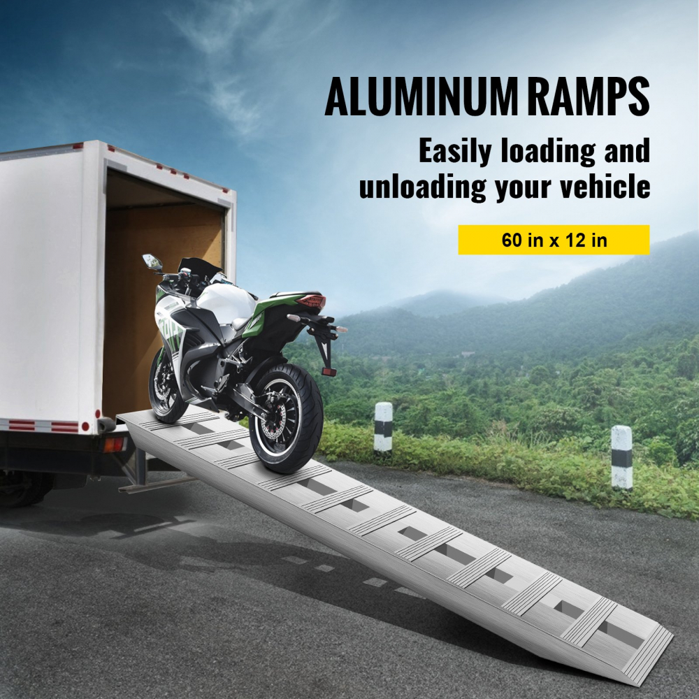 Rampe aluminiu atv offroad remorca, 2700kg,1.52metri lungime, 11kg greutate proprie [8]