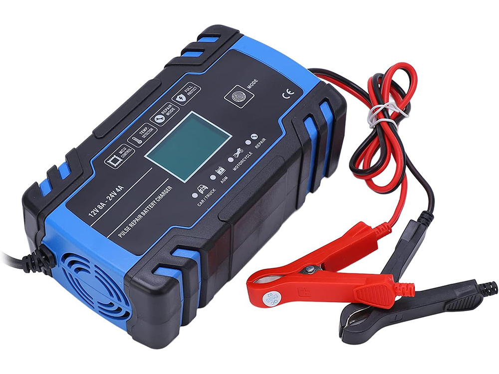 Redresor Auto  Încarcator baterii auto, 12-24V Inteligent cu functie reparare baterie (încărcător baterie auto) atv canam polaris cf moto [3]