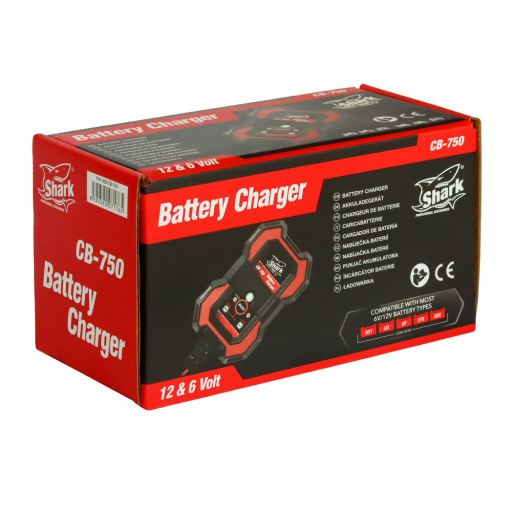 Redresor Inteligent SHARK CB-750 6V 12V pentru Moto ATV UTV [4]