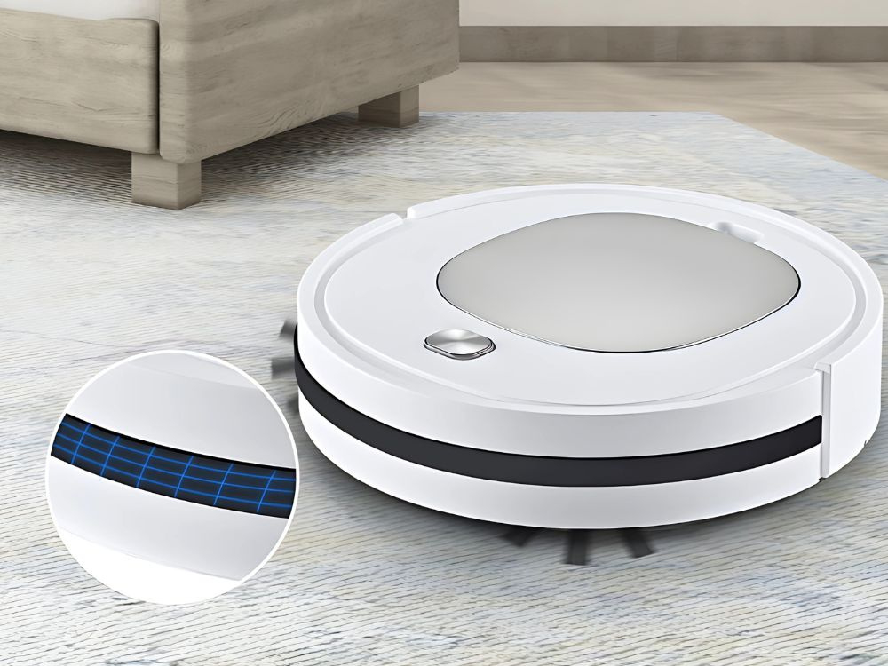 Robot Aspirator Automat Wireless cu Funcție Mop | Curățare Inteligentă | Autonomie 90 Min | Încărcare USB | Pentru Parchet, Gresie și Laminat [2]