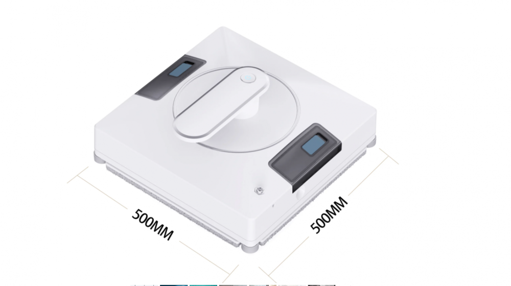 Robot curatare geamuri WiFi Tellur Smart, TLL331541, 72W, control prin WI-FI, doua rezervoare apa, anti cadere, alb [2]
