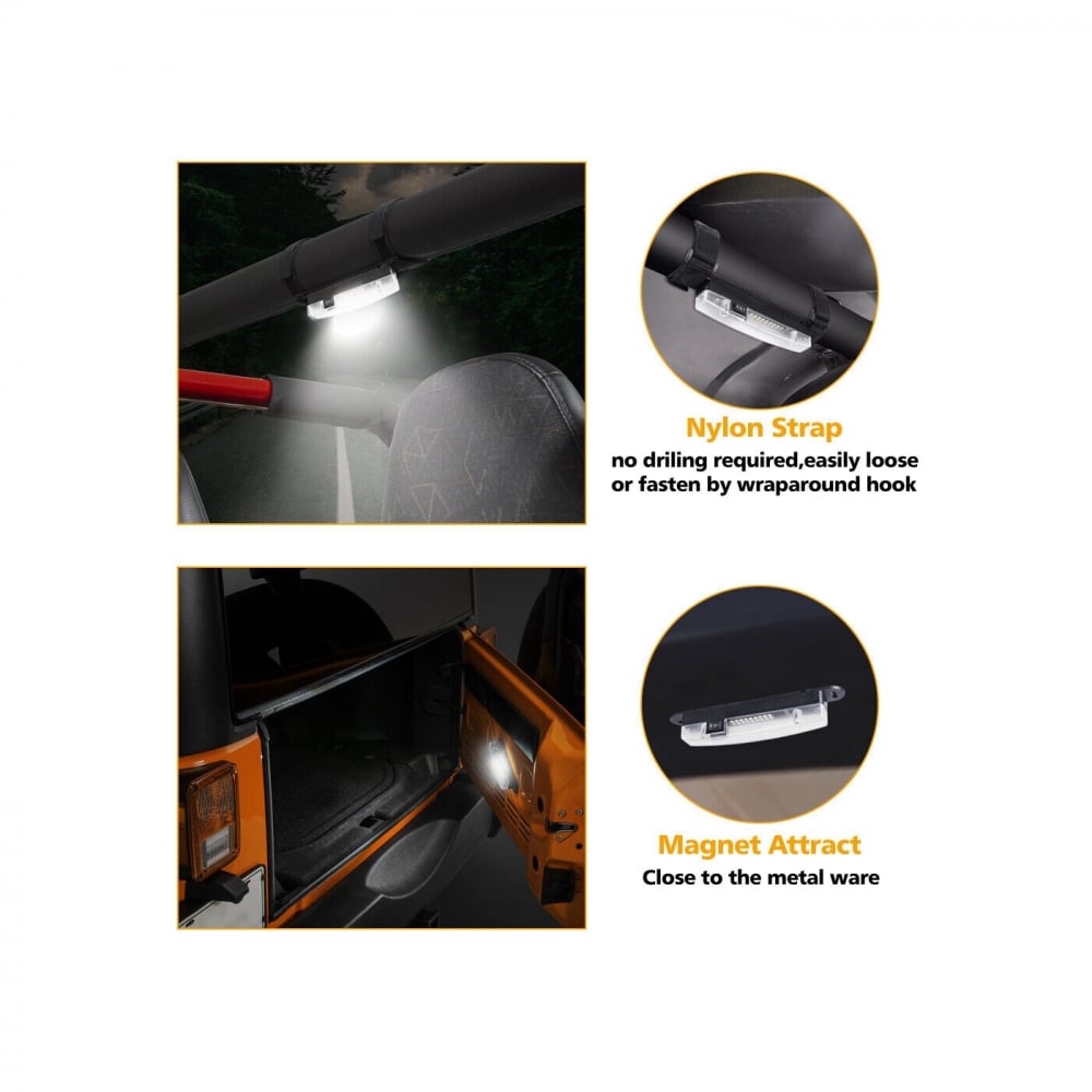 Lampa LED iluminat cabina UTV / ATV / JEEP / BARCA cu acumulator reincarcabil, Lumina cabina , Maverick, Rzr, Can am, Polaris, Cf Moto, Segway [2]