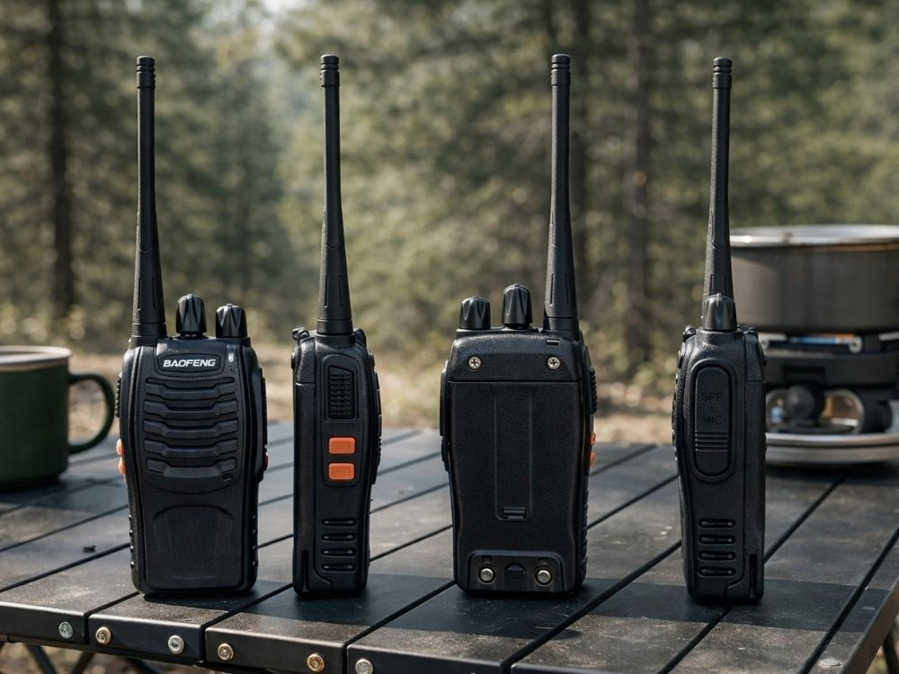Set 2 Stații Radio Baofeng BF-888S 1500mAh fata [6]