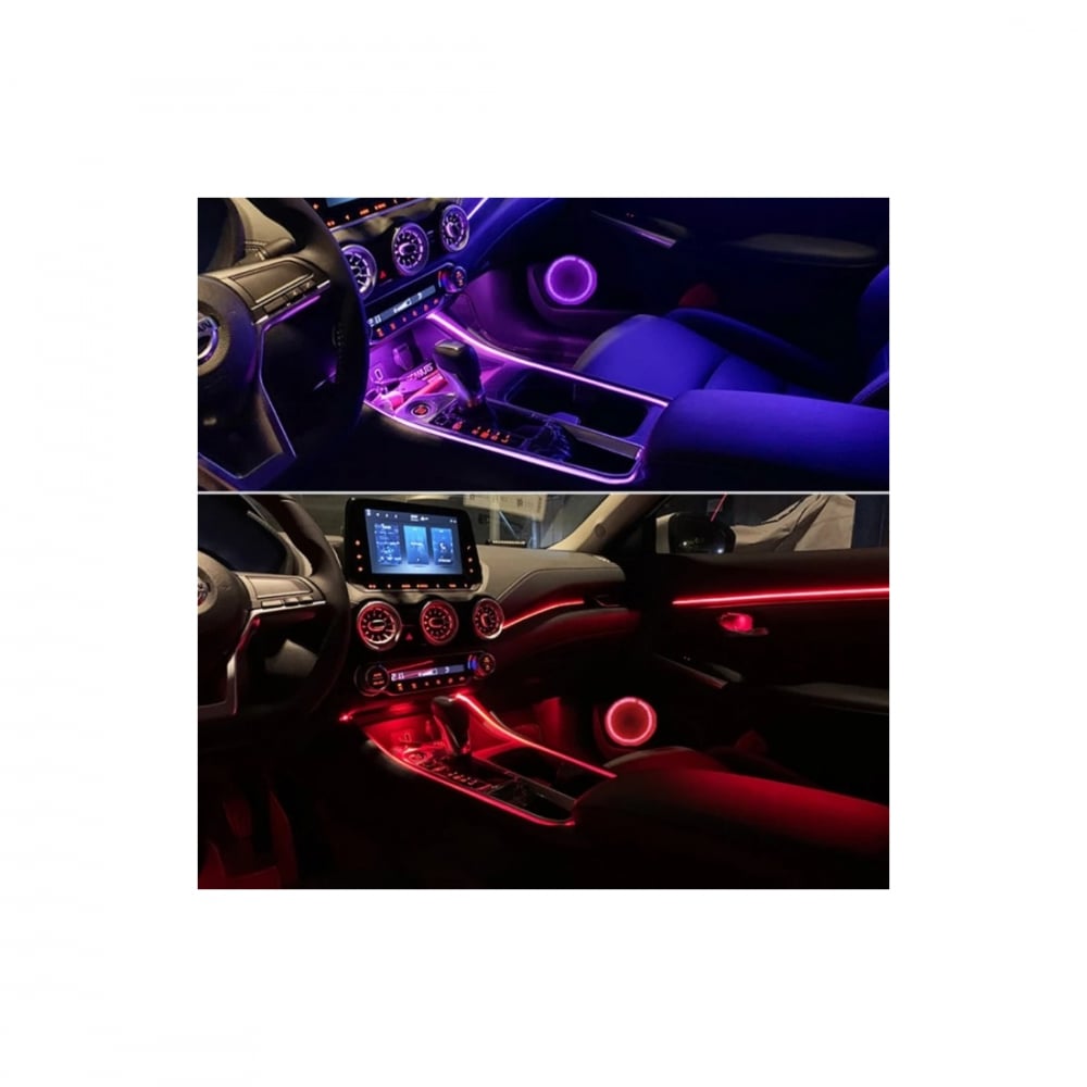 Set 21 lumini ambientale LED RGB cu aplicatie BTT 12V, Lumini Ambientale auto [4]