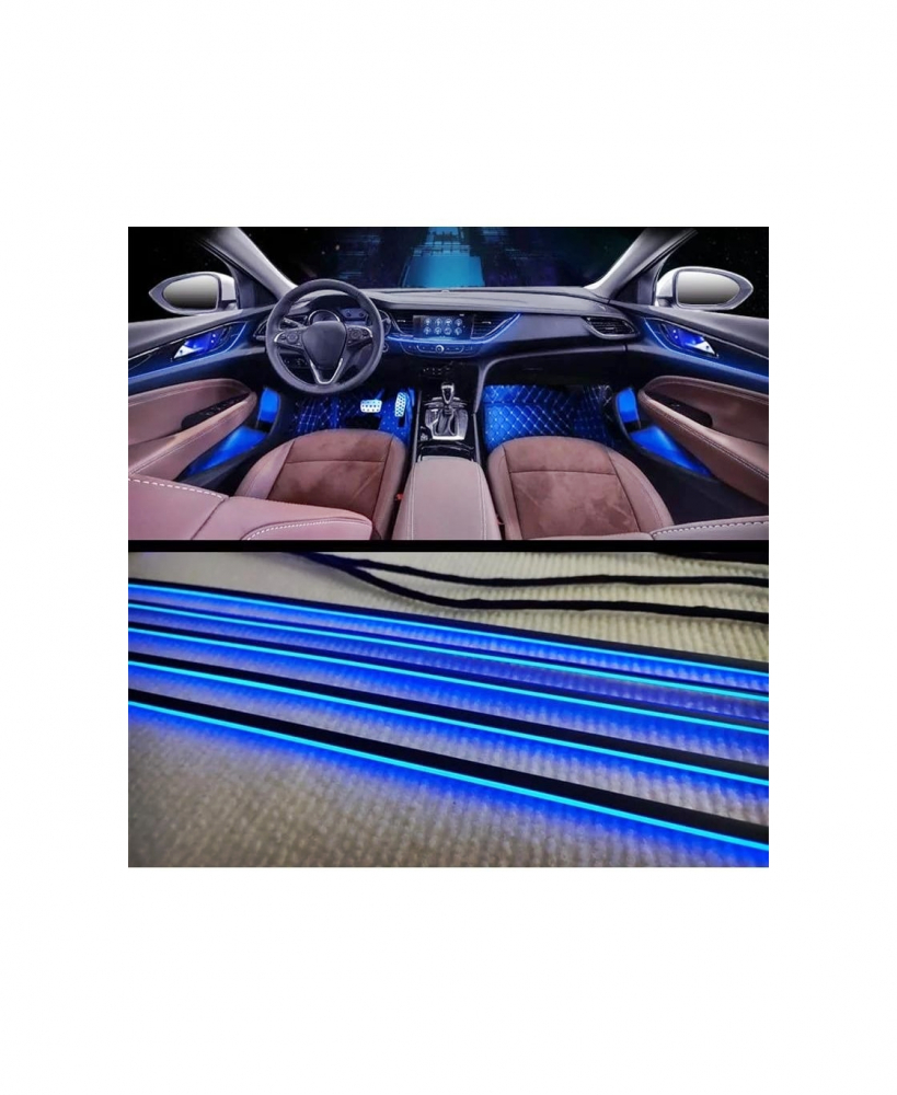 Set 21 lumini ambientale LED RGB cu aplicatie BTT 12V, Lumini Ambientale auto [2]