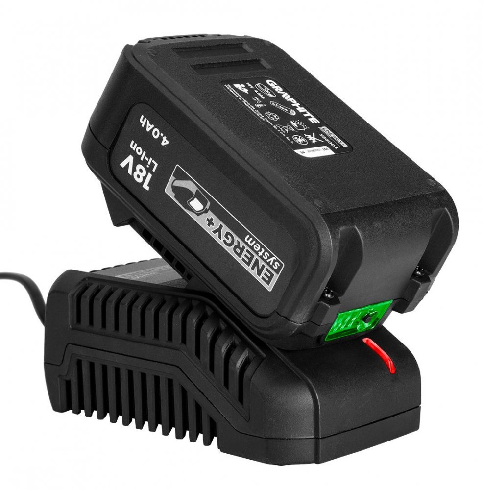 Set Acumulator 4Ah cu Incarcator GRAPHITE [2]