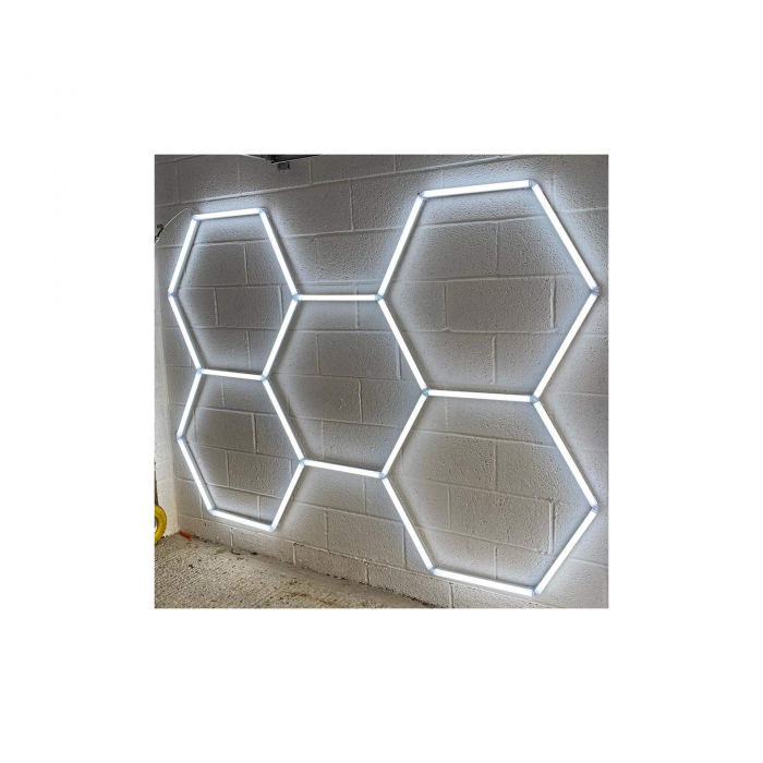 Set Lumini Hexagon Hexagonale, lumini garaj [2]