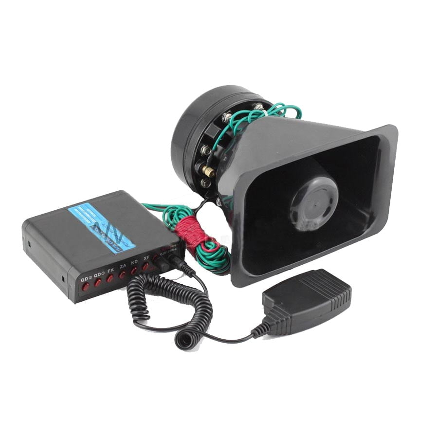 Sirena 5 melodii cu microfon 12V 100W Profesionala, auto, Portavoce auto [4]