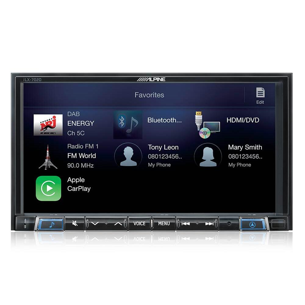 Sistem Multimedia Auto Alpine iLX-702D Apple CarPlay Android Auto 7 Inch [3]